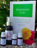 Aromatherapy book, massage oil & essential oils